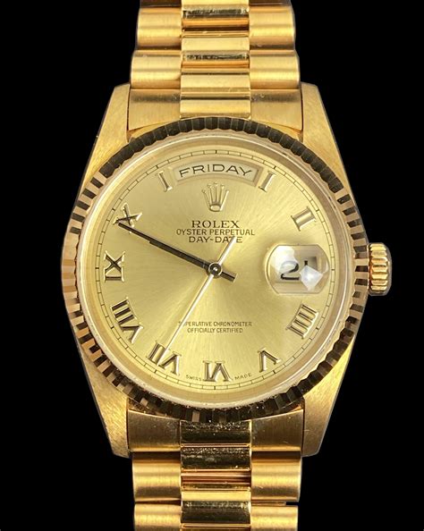 rolex 18k oyster perpetual|pre owned Oyster Perpetual date.